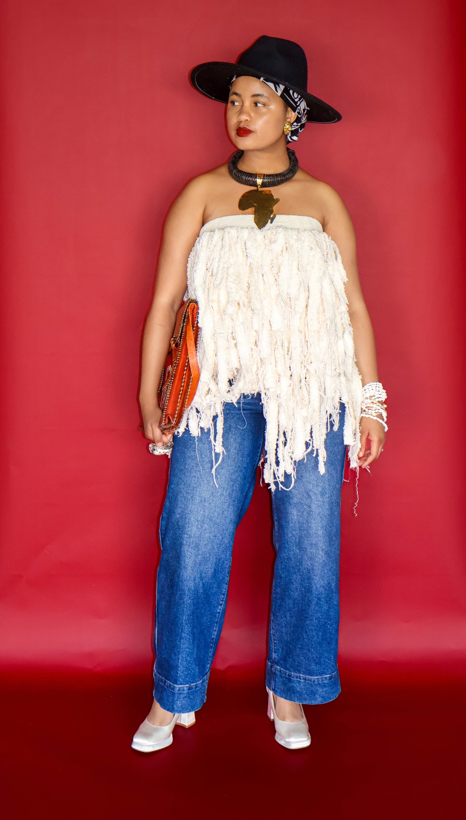 Aphrodite Fringe Top